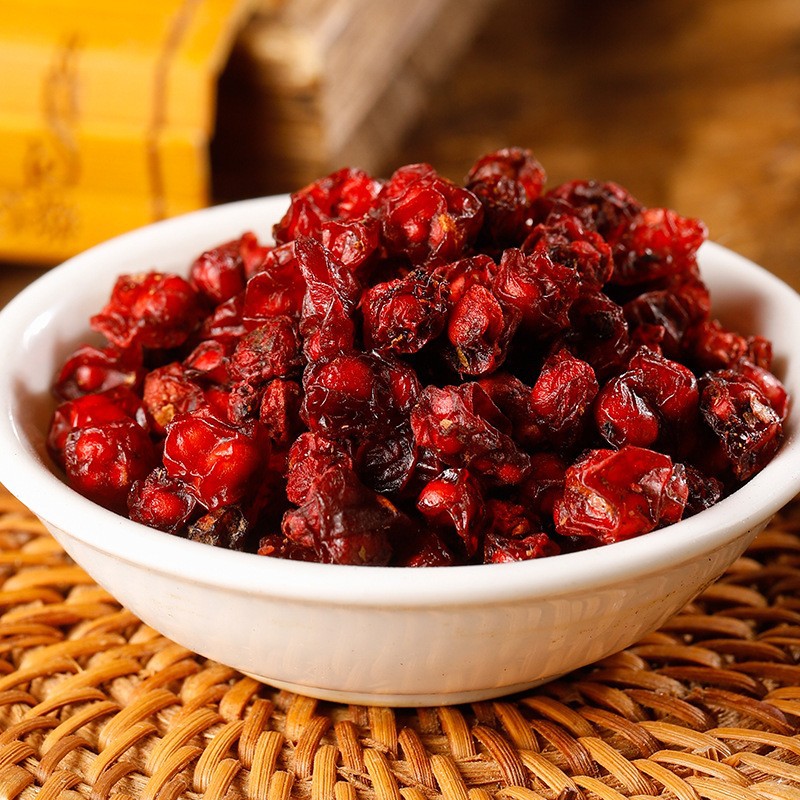 Wholesale Schisandra Chinensis Whole Medicinal Materials Schisandra Chinensis Dried Fruit Changbai Mountain Schisandra Chinensis Powder Freshly Ground Schisandra Chinensis Tea