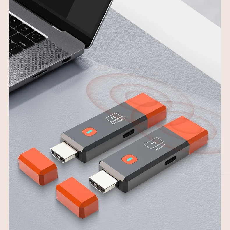 Cross-border HDMI wireless transmitter 50M signal extension 1080P WIFI50 meters computer wireless screen with screen