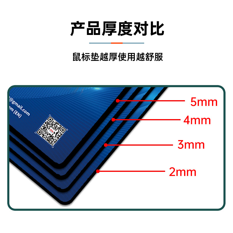 Promotional Mouse Pad Customized Extra Large Non-Slip Computer Desk Pad Creative Advertising Game Keyboard Wrist Pad Customized with Pictures