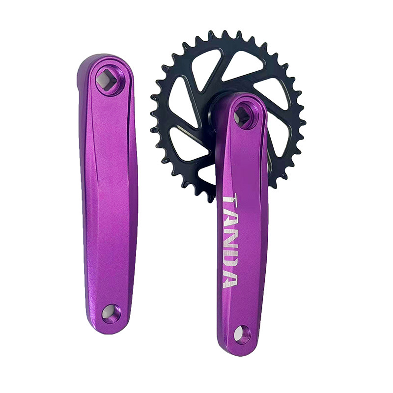 Горный велосипед, алюминиевый кривошип, зубчатая пластина, 170mm * 34, положительная и отрицательная зубчатая пластина