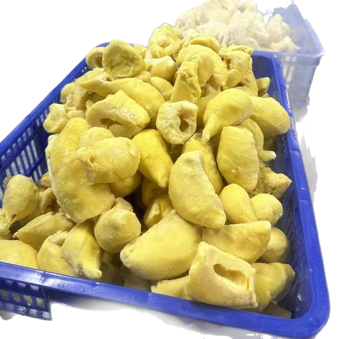 Thai Special Frozen Pitted Durian Meat, Seedless Durian Meat Baking Ingredients Wholesale Manufacturer Direct Sales Frozen Durian Meat