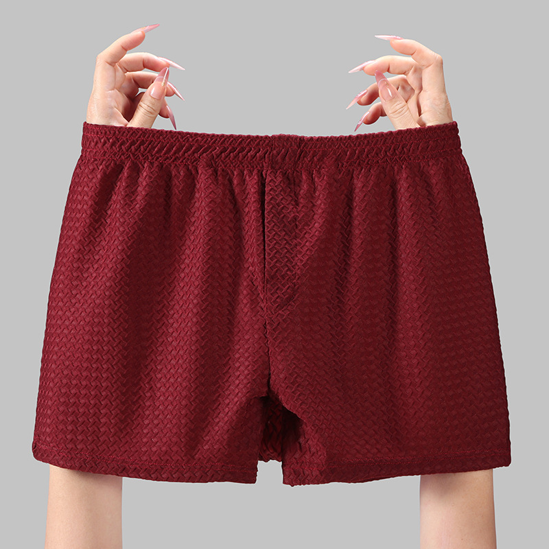 Men's Ice Silk Arlo Pants Underwear Wholesale Pajama Pants Summer Cool Comfortable Ultra Thin Loose Breathable Boxers Panties