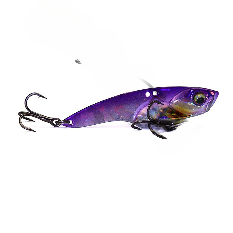 Vib Submersible Lead-Wrapped Copper Long-Cast Lure for High-Frequency Vibrating Swimming, Suitable for Bass and Mandarin Fish