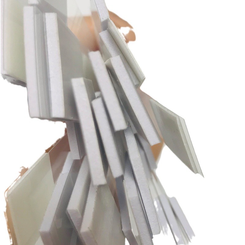 In Stock with Free Shipping Pvc Jumping Card Transparent Shrapnel Wholesale Supermarket Pharmacy Transparent Pet Two Ends with Glue Jumping Card