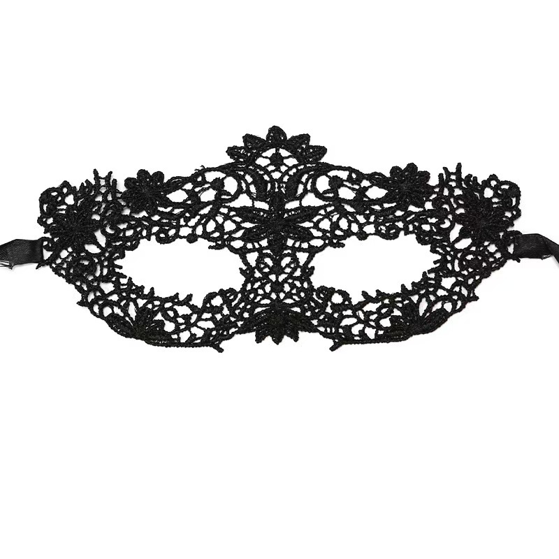 Halloween Masquerade Mask Sexy Black Lace Embroidered Eye Mask cosplay Props Yiwu Accessories