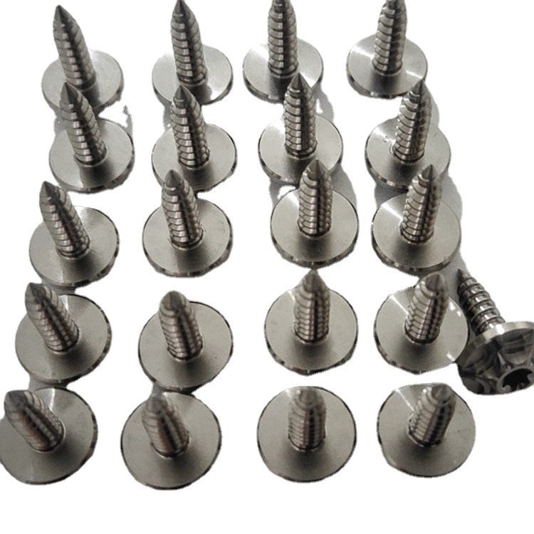 Titanium Alloy Self-Tapping Screws M5*18 Specifications Optional Colorful Self-Tapping Screws Pan Head Inch Screws