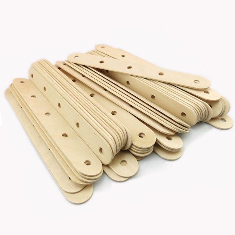 Wood candle holder porous candle wick fixed Wood 150*18mm aperture 4mm wax wick fixing clip