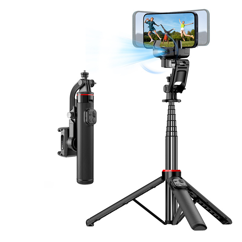 Cyke Phone Stabilizer with Intelligent Ai Cloud Eye, Face Tracking Gimbal, Live Streaming Tripod, Handheld Selfie Stick, Floor Stand