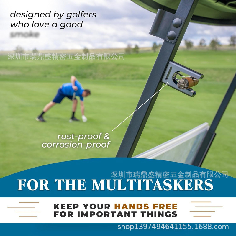 Metal Cigar Holder with Magnetic Base Adjustable Premium Cigar Entrapment Strap in stock Hot Sale Amazon