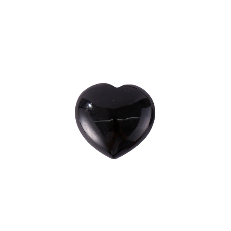 Love Natural Stone Gemstone Crafts Heart-Shaped Crystal Agate DIY Jewelry Accessories Jade Pendant Ornaments Wholesale