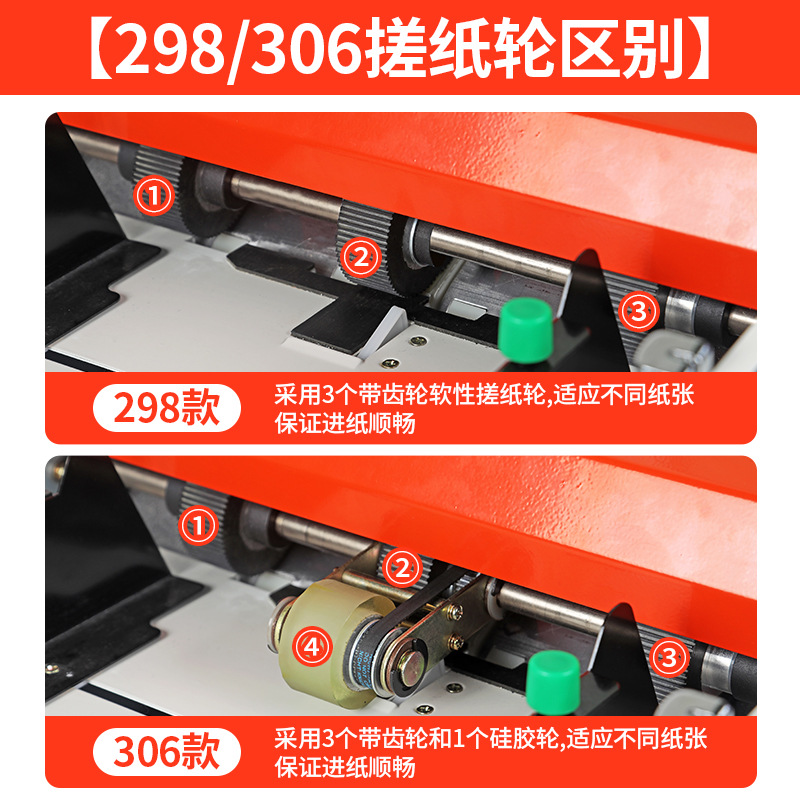 Folding Machine Fully Automatic Folding Machine Printing Factory Manual Paper A3 Folding Accordion Folding Adjustable Speed Treasure Pre-306