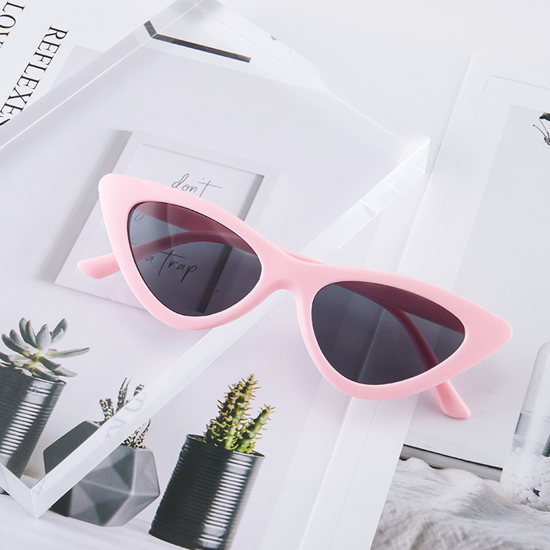 European and American fashion sunglasses AliExpress Amazon cross-border unisex cat eye triangle sunglasses 9788