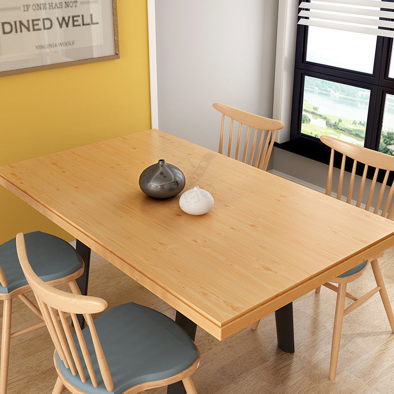 Wardrobe Door Old Furniture Renovation Sticker Desktop Wardrobe Door Sticker Self-adhesive Waterproof Wood Grain Cabinet Book Table Sensheng