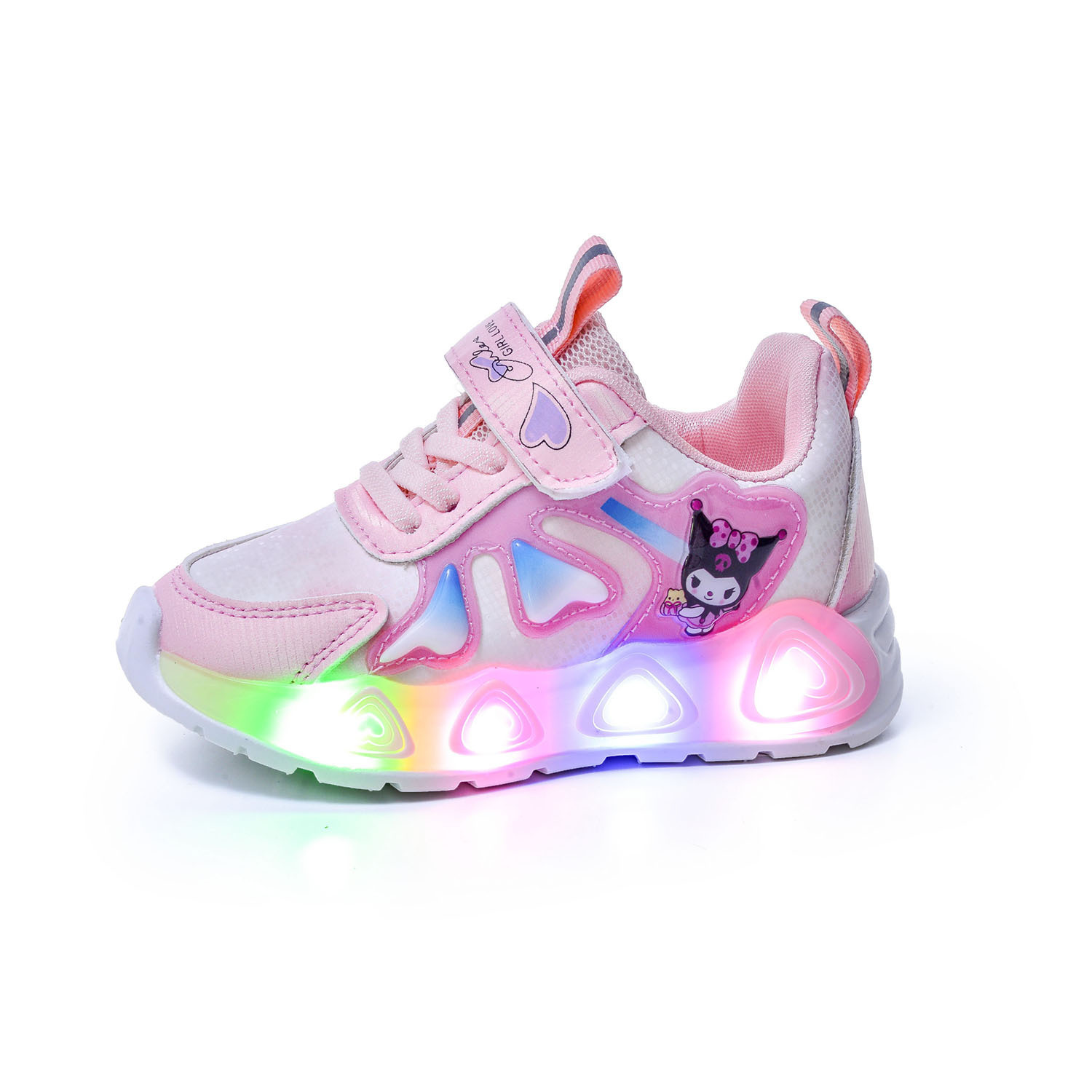 Spring and Autumn New Arrival Lights Children's sneaker 1-6 Years Old Fashion Running Shoes Foreign Trade Luminous Girls Baby Torre Shoes