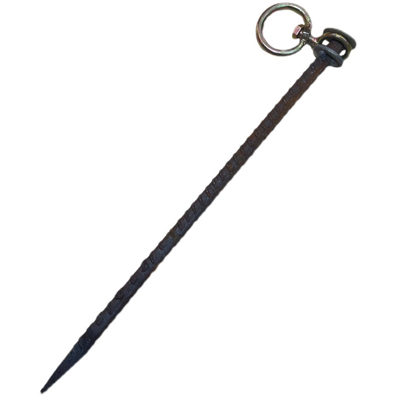 Ring-Buckle Threaded Steel Bull Bolt Pile Breeding Thick Dog Bolt Bolt Horse Bolt Rotating Long Nail Sheep Herding Belt Grazing Chain