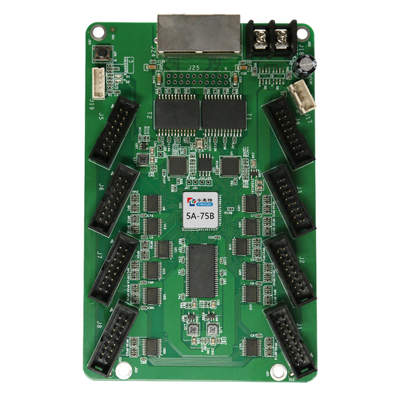 Kalite 5A-75B Control System Card 8 cable ports support 32 scanning led display full color receiving card