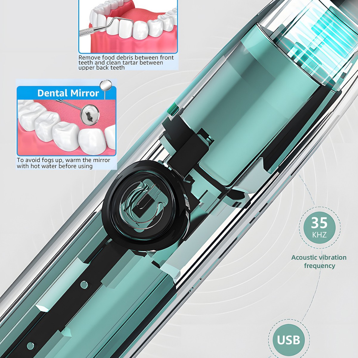 New ultrasonic household dental scaler portable dental scaler dental scaler electric dental scaler