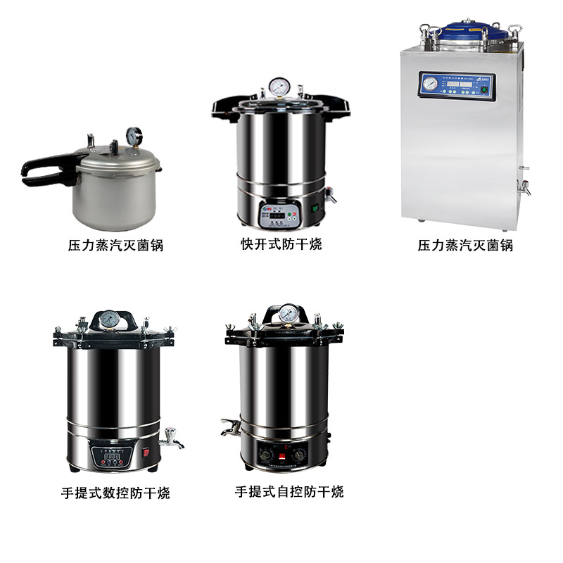Portable Sterilizer Pressure Steam High Temperature Sterilizer Automatic Small Medical Sterilizer Clinic Beauty
