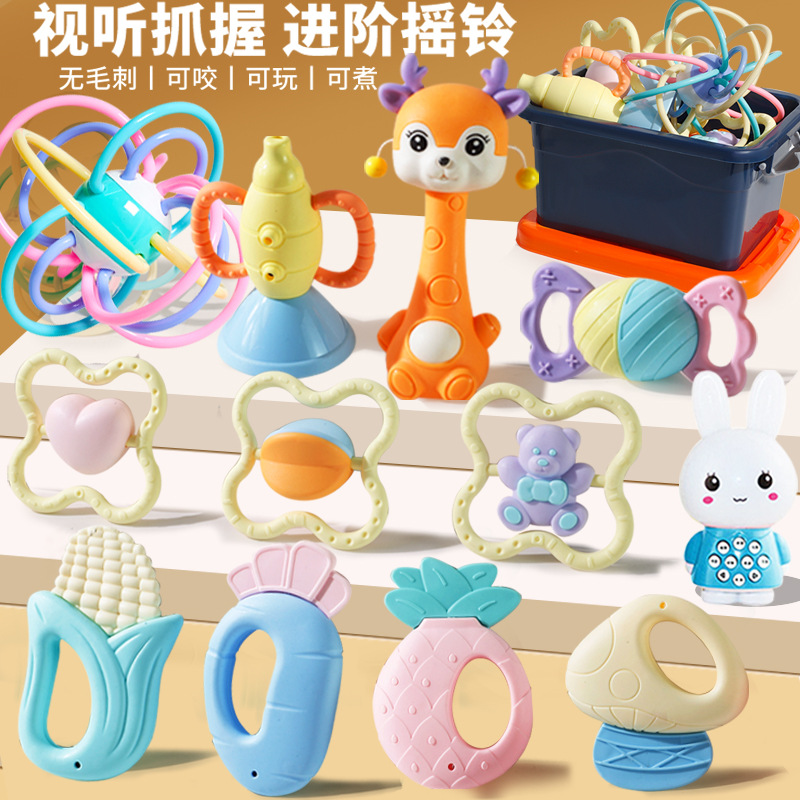Многофункциональная погремушка для новорожденных 0-6-12 месяцев