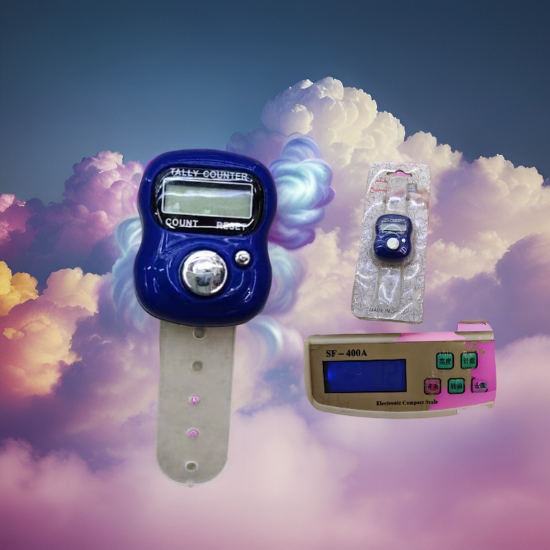 Finger 1012 Counter Electronic Key Counter Mini Portable Ring Counter Manual Counting Artifact