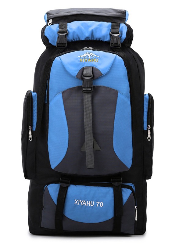 Cross-border New 70L Outdoor Mountaineering Bag Men's and Women's Sports Backpack Large Capacity Leisure Hiking Backpack