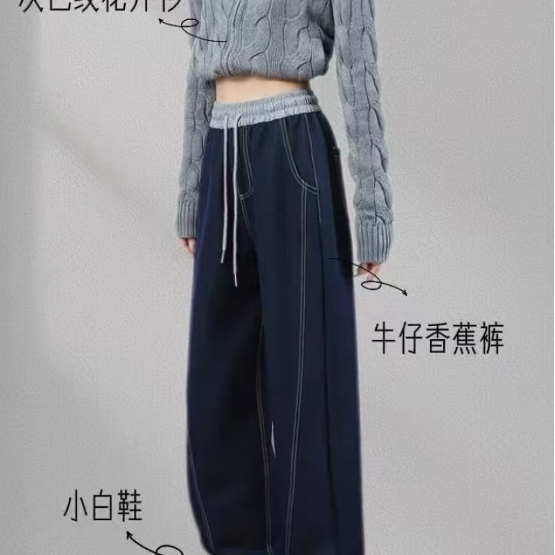 Ice Silk Thin Ultra-Light Wide-Leg Pants 2025 Summer New Large Size New Chinese Style Loose Slimming Casual Scimitar Pants