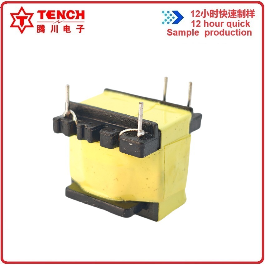Ee1910 Skeleton 4+4 High Frequency Transformer Ee1929 Vertical Plug Widened Led Driver Safety Certification