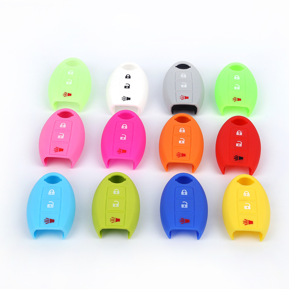 Подходит для Nissan, чехол для ключей Xuanyi, силиконовый чехол для ключей, в наличии, оптовая продажа