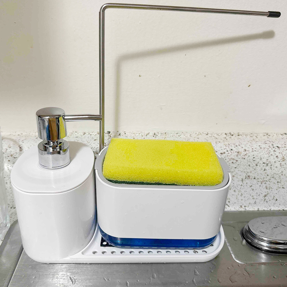 Дозатор для моющего средства в японском стиле, для кухни, с подбутылкой для жидкого мыла