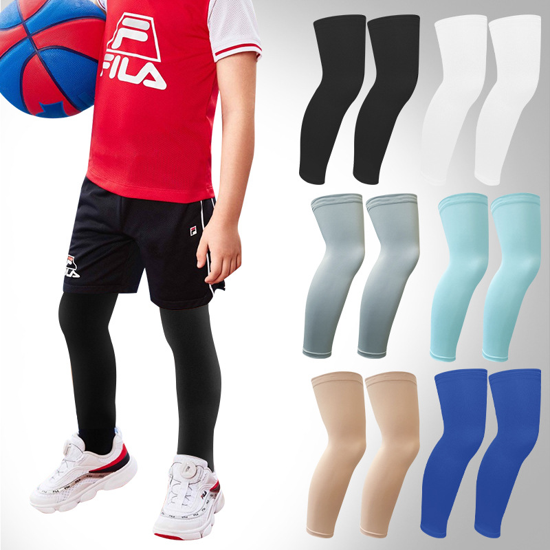 Летние леггинсы для детей с защитой от солнца, быстро сохнущие, силиконовые, противоскользящие