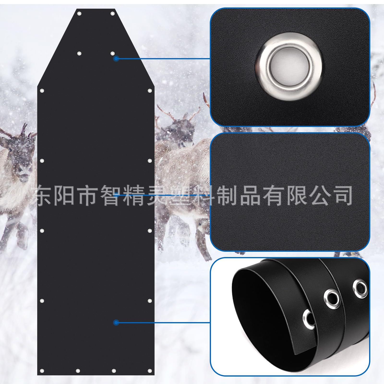 Multi-purpose towing sled portable deer towing tackle hunting accessories suit for accessories consignment, hunting