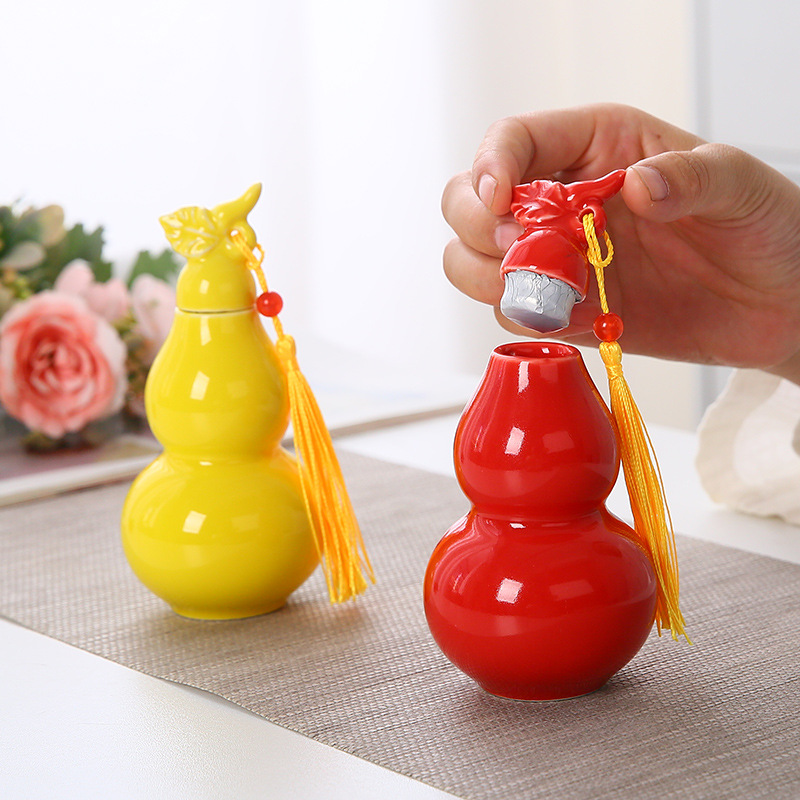 Креативная китайская аптечная бутылка для пилюль, герметичная банка, портативная мини-банка для порошка, керамическая упаковка для сердечно-сохраняющих пилюль