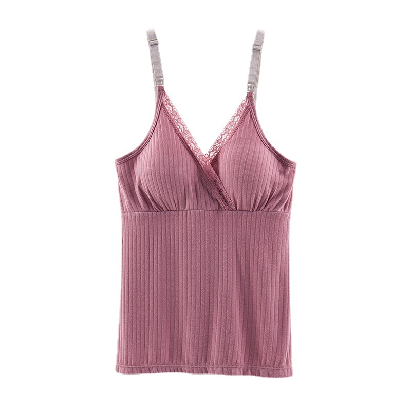 Maternity Tops Cross Breastfeeding Summer Comfortable and Breathable Home Clothes Outing Bottoming Maternity Sling Nursing Sling