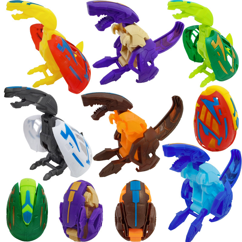 Children's deformation dinosaur egg toy simulation dinosaur deformation egg boy deformation egg kindergarten small gift wholesale