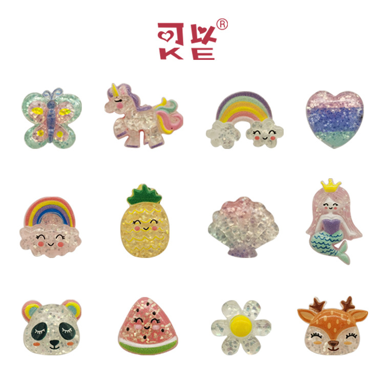 DIY смоляные патчи, милые мультяшные аксессуары, для мобильного телефона, оптовая продажа