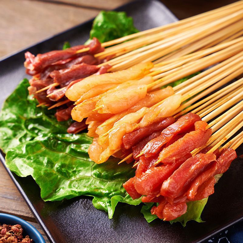 Small Skewers Barbecue Fried Ingredients Semi-Finished Products Iron Plate Wholesale Internet Celebrity Cold Pot Skewers Ingredients Semi-Finished Products Manufacturer Wholesale