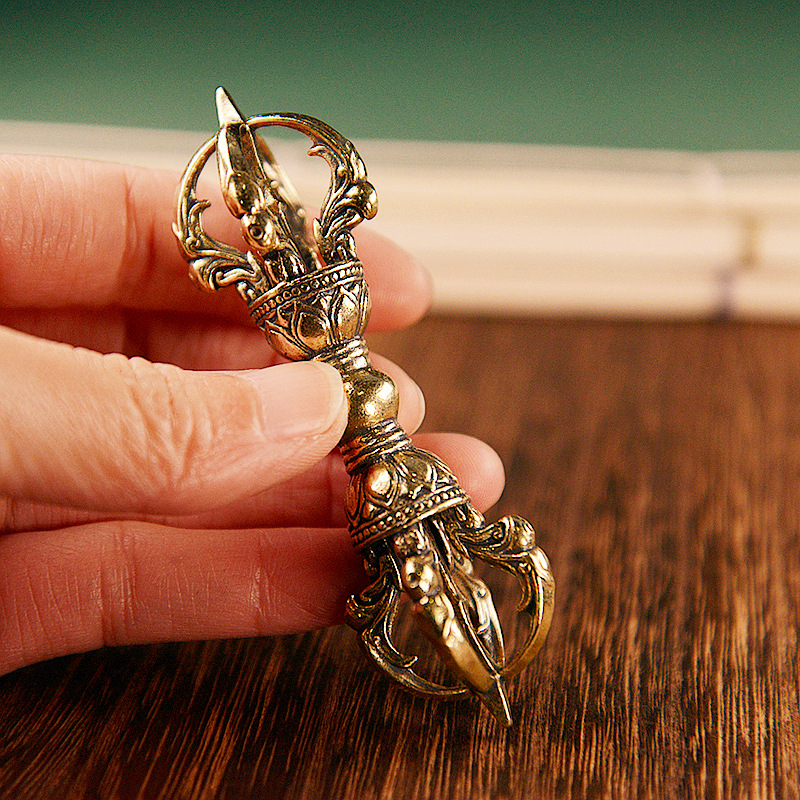 Бронзовый кулон с алмазным пестом, тантрический инструмент, кулон современного литья, оптовая продажа