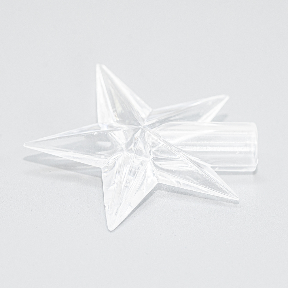 Five-Pointed Star Led Colored Light String Plug-In Accessories Star Curtain Light Pendant Starry Sky Five-Star Flower Shell