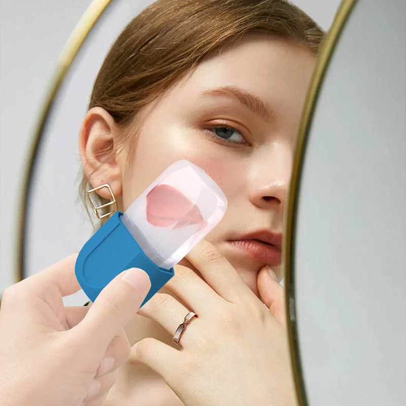 New Amazon Silicone Beauty Ice Facial Massage Roller Face Shrinking Device Wholesale Face Slimming Device