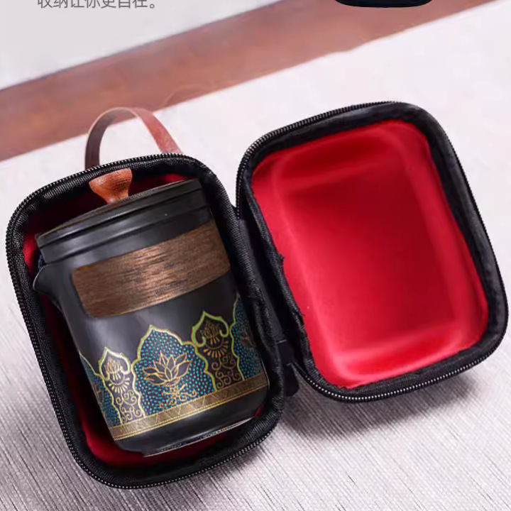 Japanese-style travel tea set suit one pot three cups Express Cup outdoor portable office custom gift gift gift gift gift