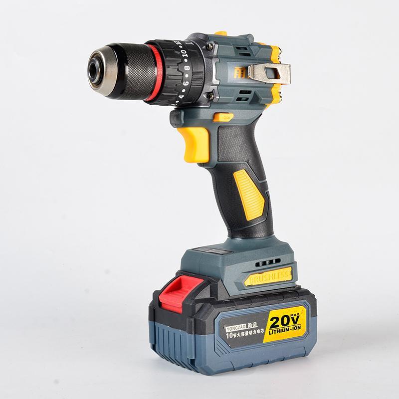 Industrial-Grade Pure Copper Brushless Impact Lithium Electric Drill with High Torque and Power, Quick-Release, Specialized for Woodworking, Doors, Windows, and Plumbing