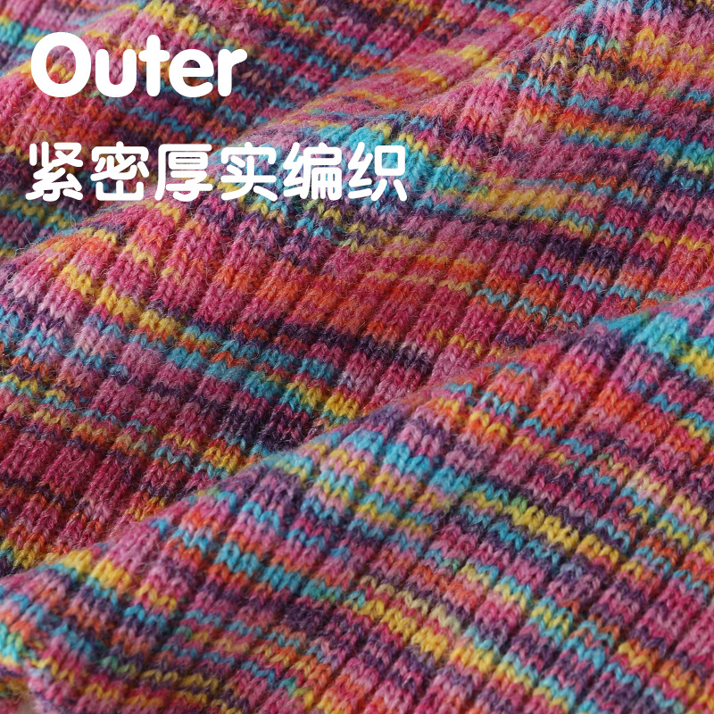 Amazon's New Winter Children's Knitted Gloves, Hat and Scarf Three-Piece Set Outdoor Warm Hat Three-Piece Set