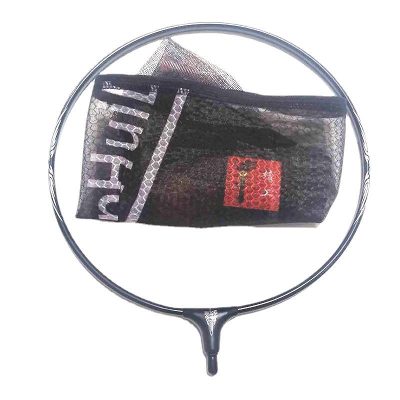 Factory direct supply of new titanium alloy competitive copy net head imitation carbon special-shaped 35#40# Replaceable net copy net head