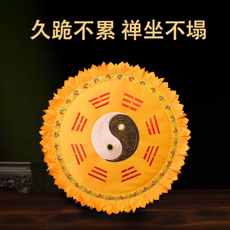 Wholesale Cushions for Home Use, Lotus Kneeling Mats, Temple Worship Mats, Round Worship Mats