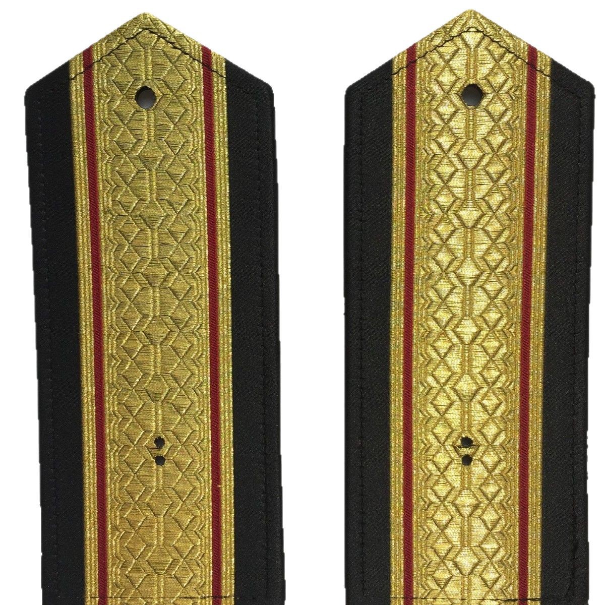 Customized Sailor Pilot Officer Uniform Epaulettes Armband Metal Thread Embroidered Badge Woven Label Epaulettes Custom-Made