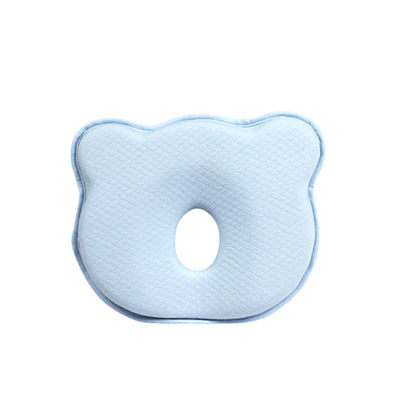Cross-Border Baby Pillow Summer Breathable Sweat-Absorbent Anti-Eccentric Head Memory Foam Baby Shaping Pillow Slow Rebound Pillow Core