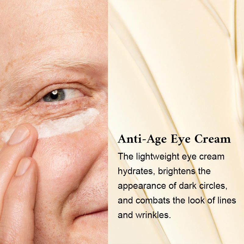 Cross-Border Hot Product Oem Deep Hydrating Men's Eye Cream to Reduce Fine Lines Eye Cream Anti Age Eye Cream