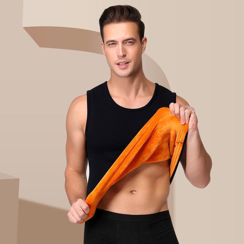 [Private Exclusive] Autumn and Winter Warm Vest Men's Super Soft fleece-lined Warm Instant Hot Slim-fit Underwear Vest