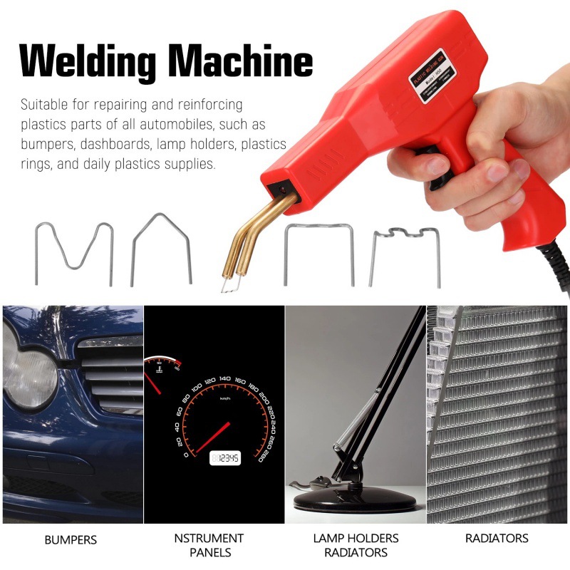 Automobile bumper repair machine plastic bumper repair welding gun welding nail welding rod plastic welding machine hot fuser