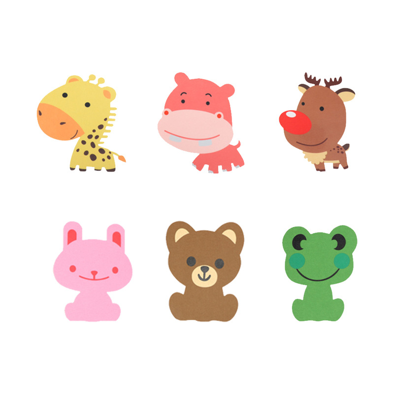 Bathroom Toilet Felt Toilet Stickers Supply Thickeneded Adhesive Pad Toilet Deodorizing Felt Cartoon Toilet Stickers